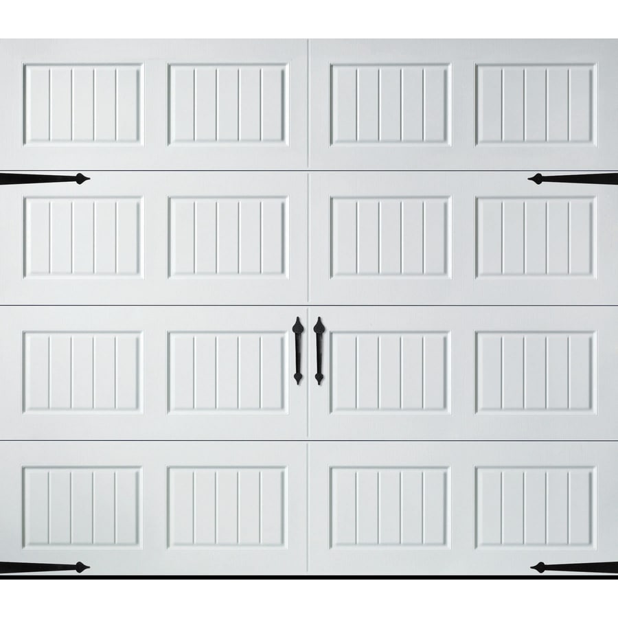 Minimalist Garage Door From Lowes with Simple Decor