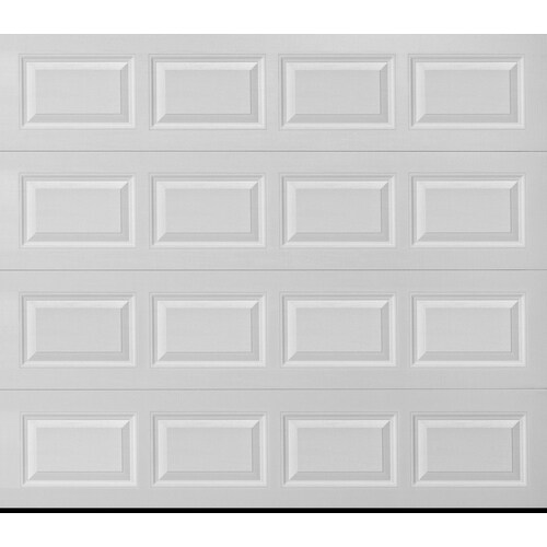 Pella Sutherland 96 In X 78 In True White Single Garage Door At