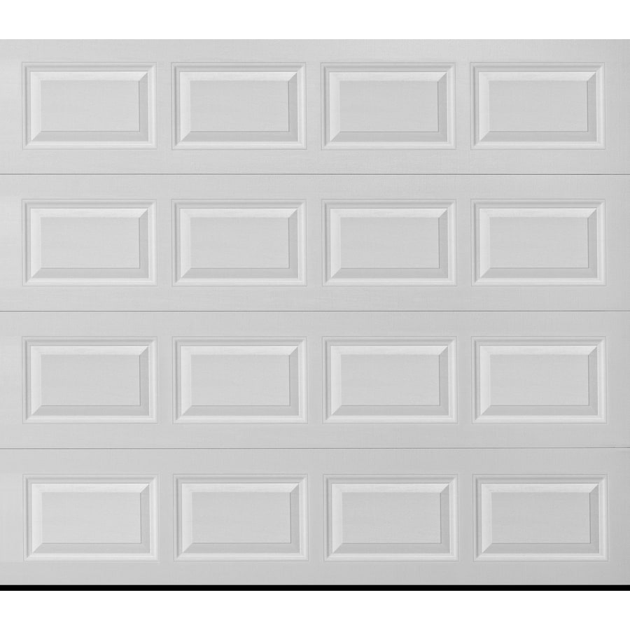 Pella Traditional 96 In X 84 In White Single Garage Door At Lowes Com