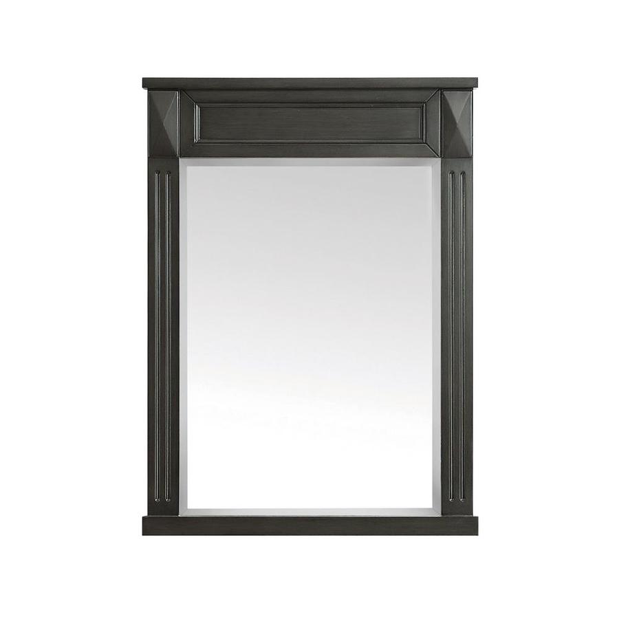 charcoal gray bathroom mirror