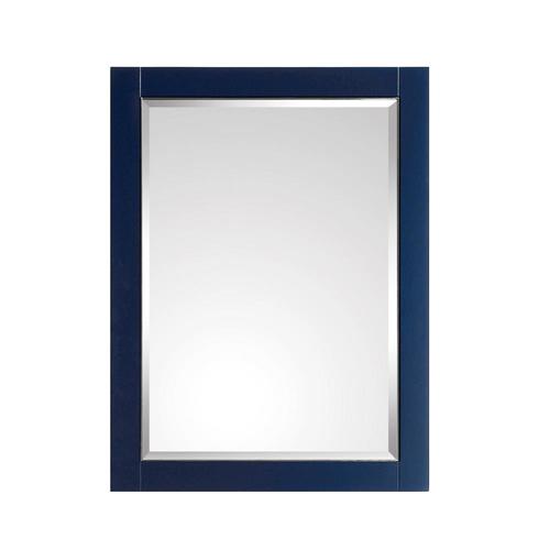 Avanity Mason 24in Navy Blue Rectangular Bathroom Mirror at