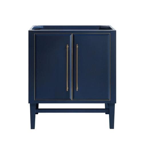 Avanity Mason 30in Navy Blue Bathroom Vanity in the Bathroom