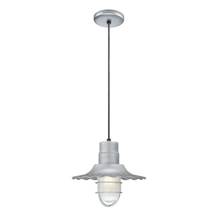 Millennium Lighting R Series Galvanized Rlm Industrial Dome Pendant Light at