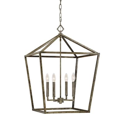 Millennium Lighting Antique Silver Single Transitional Cage Millennium Lighting Antique Silver Single Transitional Cage