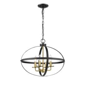 Dark Nickel Ceiling Pendant Fluorescent Over Sink millennium lighting matte black brushed nickel multi light mid century orb pendant light