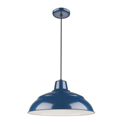 blue ceiling light