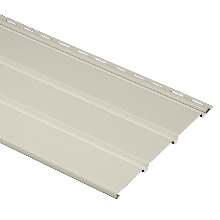 Georgia-Pacific 12-in x 144-in Almond/Pebble Vinyl Solid Soffit