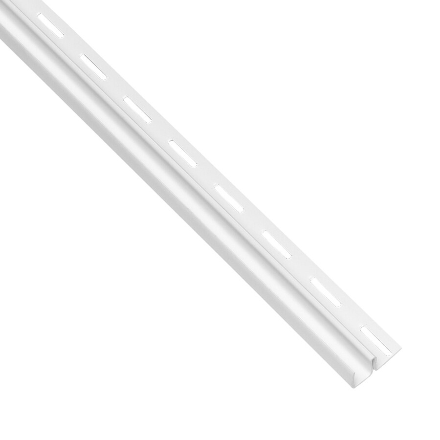 Georgia-Pacific F-Trim White 0.5-in x 150-in Vinyl Siding Trim