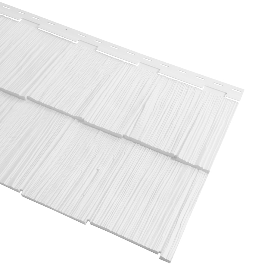 Shop Georgia-Pacific Cedar Spectrum Vinyl Siding Panel Hand-Split Shop Georgia-Pacific Cedar Spectrum Vinyl Siding Panel Hand-Split
