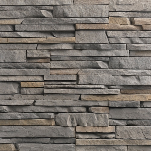 Ply Gem Stone True Stack 10sq ft Tuscarora Faux Stone Veneer in the