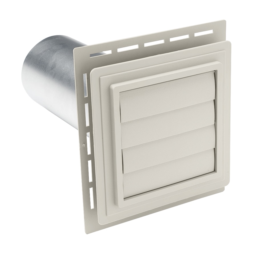 Georgia-Pacific 4-in dia Plastic Louvered Dryer Vent Hood at Lowes.com