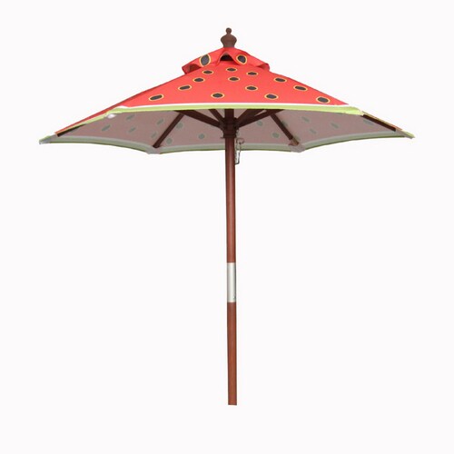 Garden Treasures 4' Watermelon Market Umbrella at Lowes.com