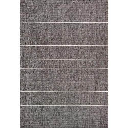 NuLOOM Grey Indoor/Outdoor Area Rug 6 x 9; Actual 6.25ft W x