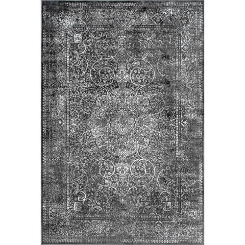 NuLOOM Dark Gray Indoor Vintage Area Rug (Common: 8 x 10; Actual: 8-ft