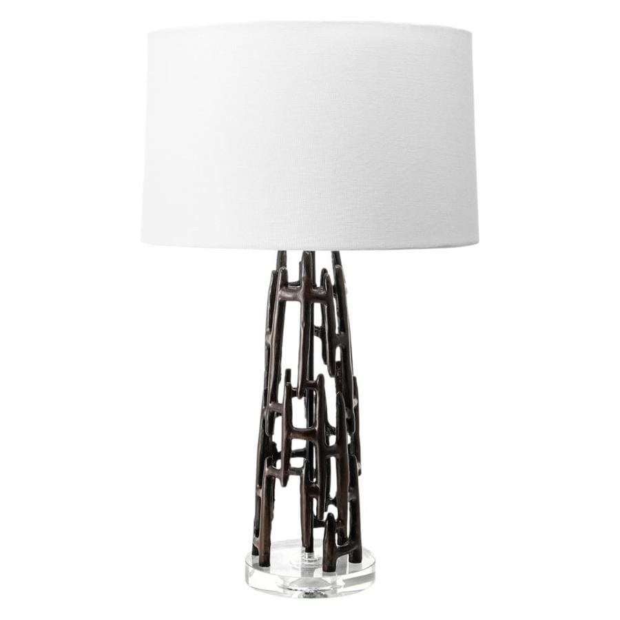 nuLOOM 26 -in Abstrast Polyresin Cloth Shade Table Lamp