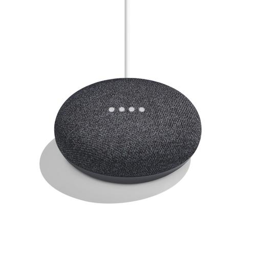 Google Home Mini With Google Assistant Charcoal In The Smart Hubs Department At Lowes Com