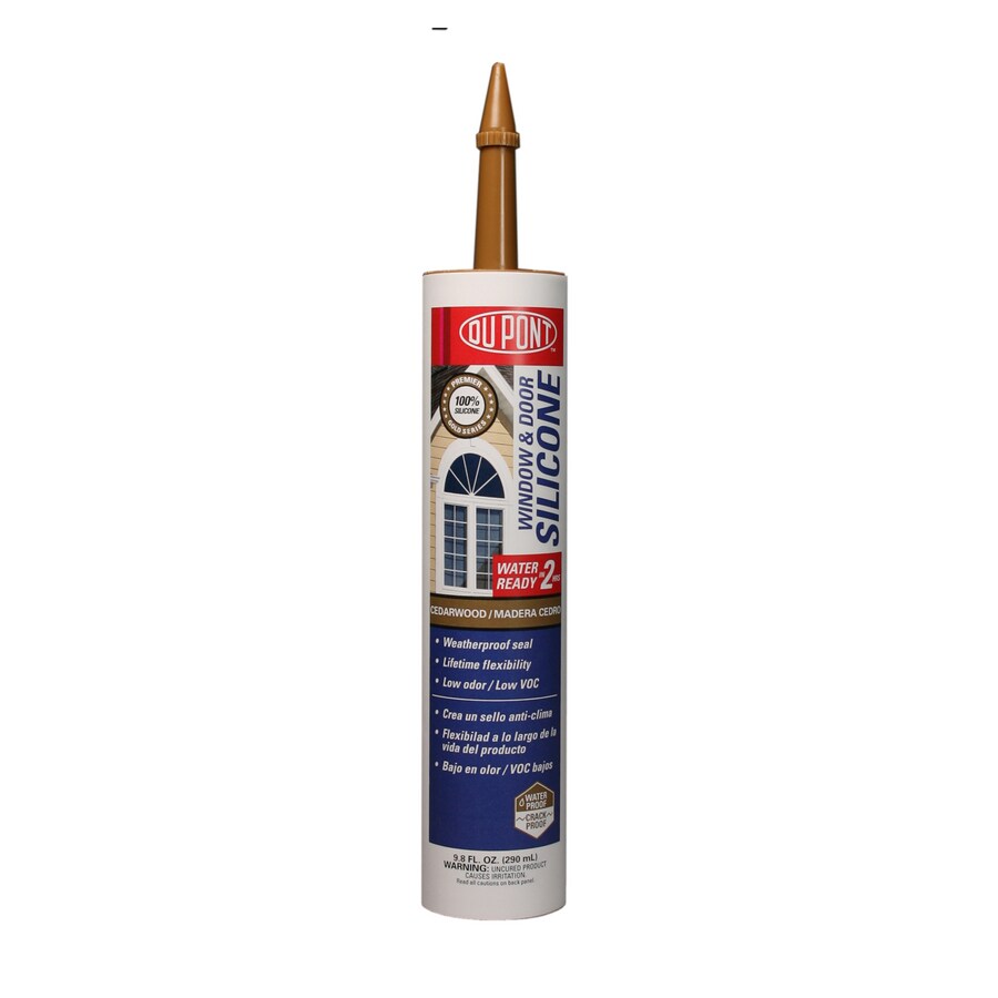 DuPont 07608 9.8-oz Cedarwood Silicone Window and Door Caulk