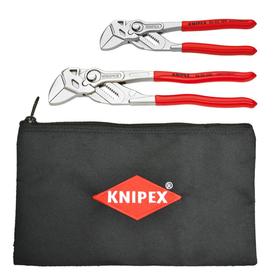 Knipex 9K0080109US 2-Piece Pliers Wrench Set With Keeper Pouch