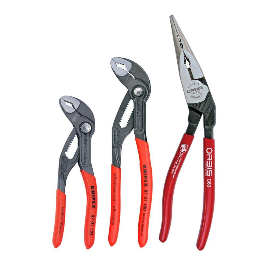 Knipex 3 Pack Assorted Plier Set In The Plier Sets Department At