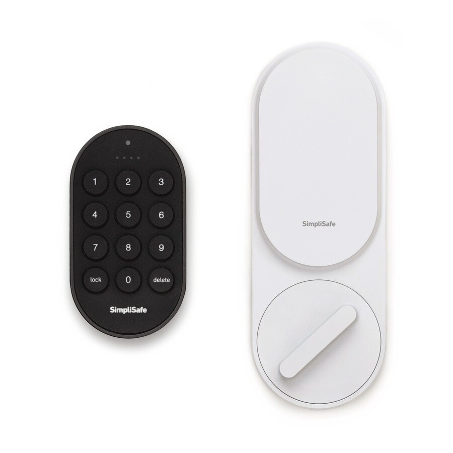 SimpliSafe SimpliSafe Smart Lock White in the Security Alarm