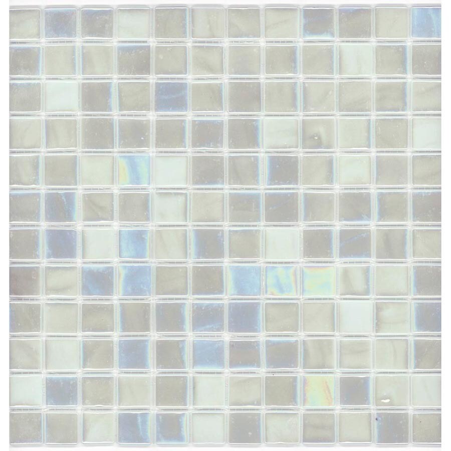 Elida Ceramica Recycled Oyster Glass Mosaic Square Indoor Outdoor Elida Ceramica Recycled Oyster Glass Mosaic Square Indoor Outdoor Wall Tile Common 12 In X Actual 5