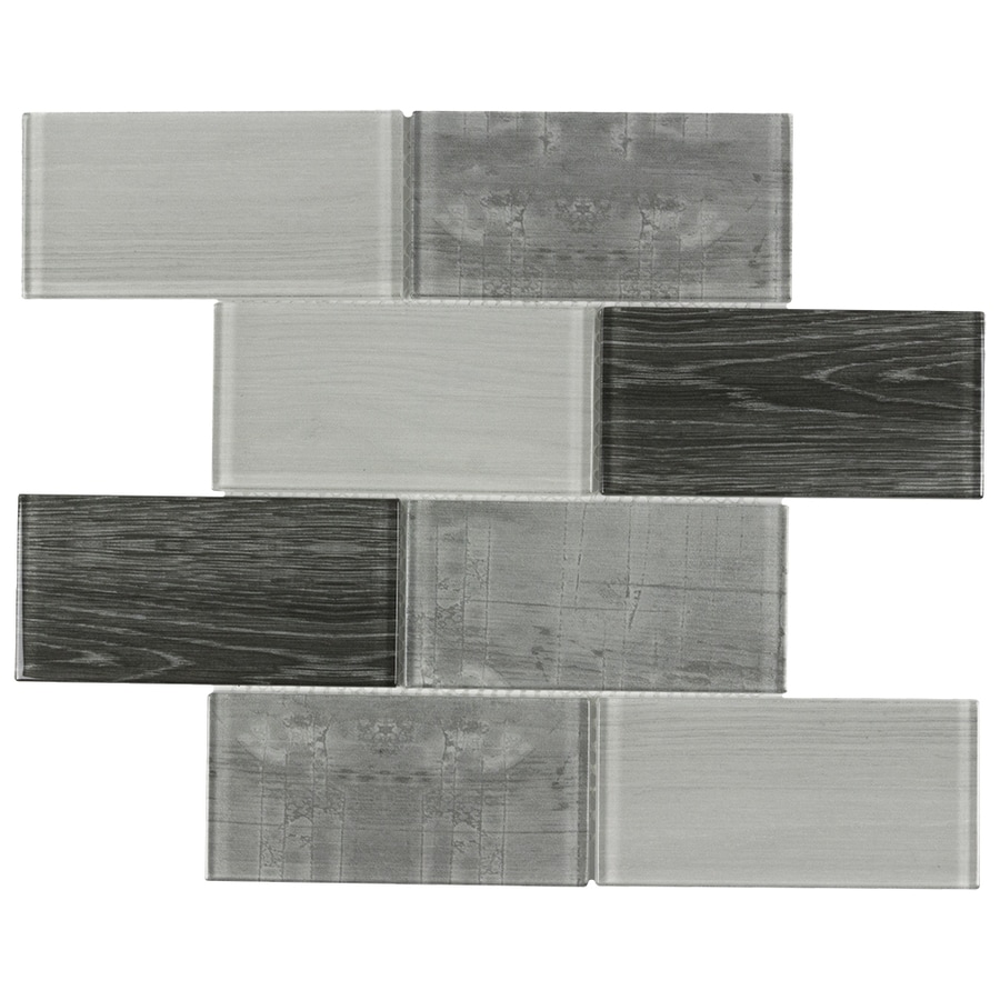 Elida Ceramica Wood Reflections Subway Gl Mosaic Wall Tile Elida Ceramica Wood Reflections Subway Gl Mosaic Wall Tile Common 12 In X