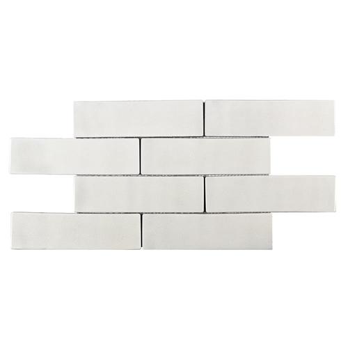 Elida Ceramica Harmony White Subway 12 In X 15 In Ceramic Brick