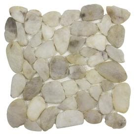 Pebble Tile At Lowes Elida Ceramica Pebble Paseo Mosaic Floor And Wall Tile Common 12 In X