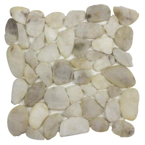 Elida Ceramica Pebble Paseo Pebble 12-in x 12-in Natural ...