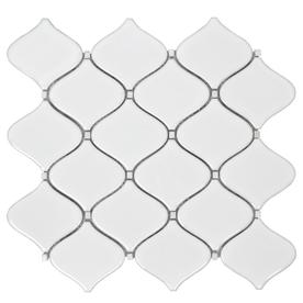 N A Arabesque Tile At Lowes Elida Ceramica Lantern Mosaic Ceramic Wall Tile Common 12 In X