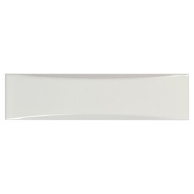 Boutique Ceramic Boutique White 2-in x 8-in Glazed Ceramic Subway Wall Tile