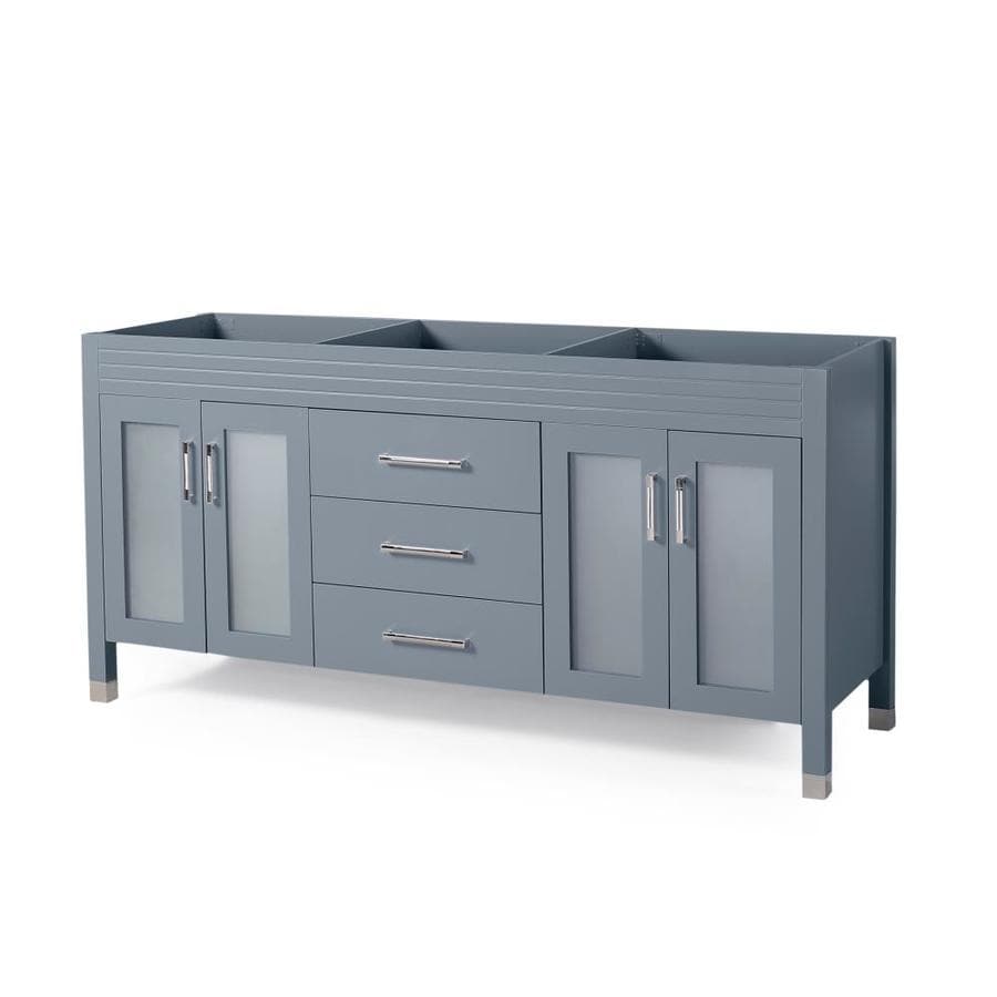 Best Selling Home Decor Holdame 72 In Gray Bathroom Vanity Cabinet In The Bathroom Vanities Without Tops Department At Lowes Com