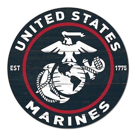 KH Sports Fan Frameless 20-in H x 20-in W Patriotic MDF Sign