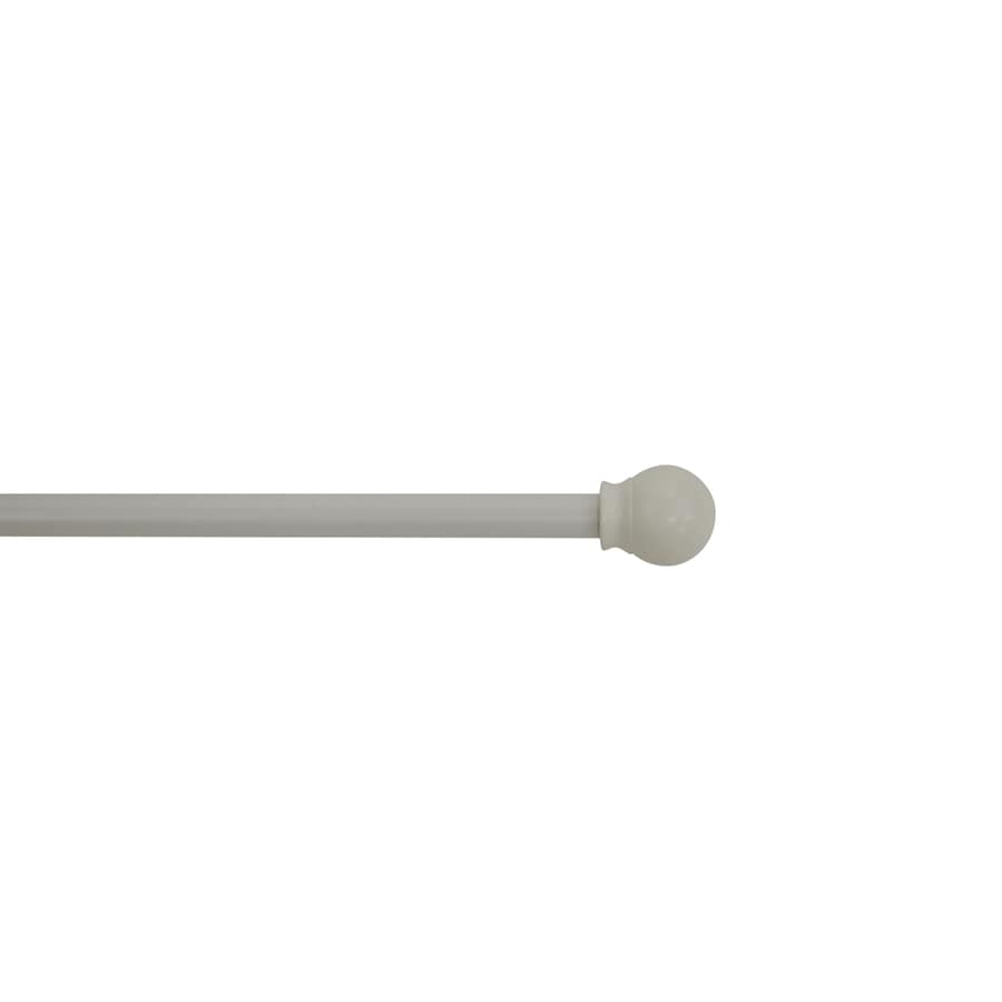 White Curtain Rods At Lowes Com   843623017839 