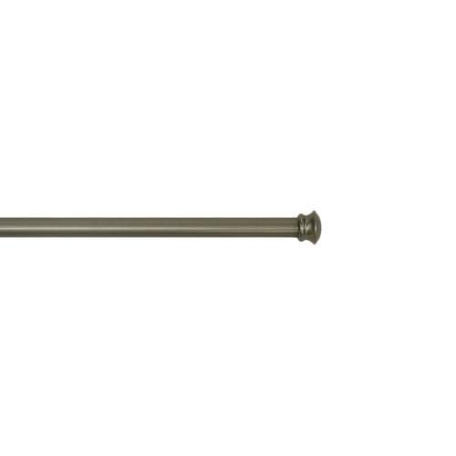 Style Selections 28in To 48in Pewter Steel Double Curtain Rod at