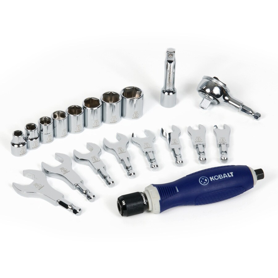 Kobalt 19-Piece Standard (SAE) Mechanics Tool Set At Lowes.com