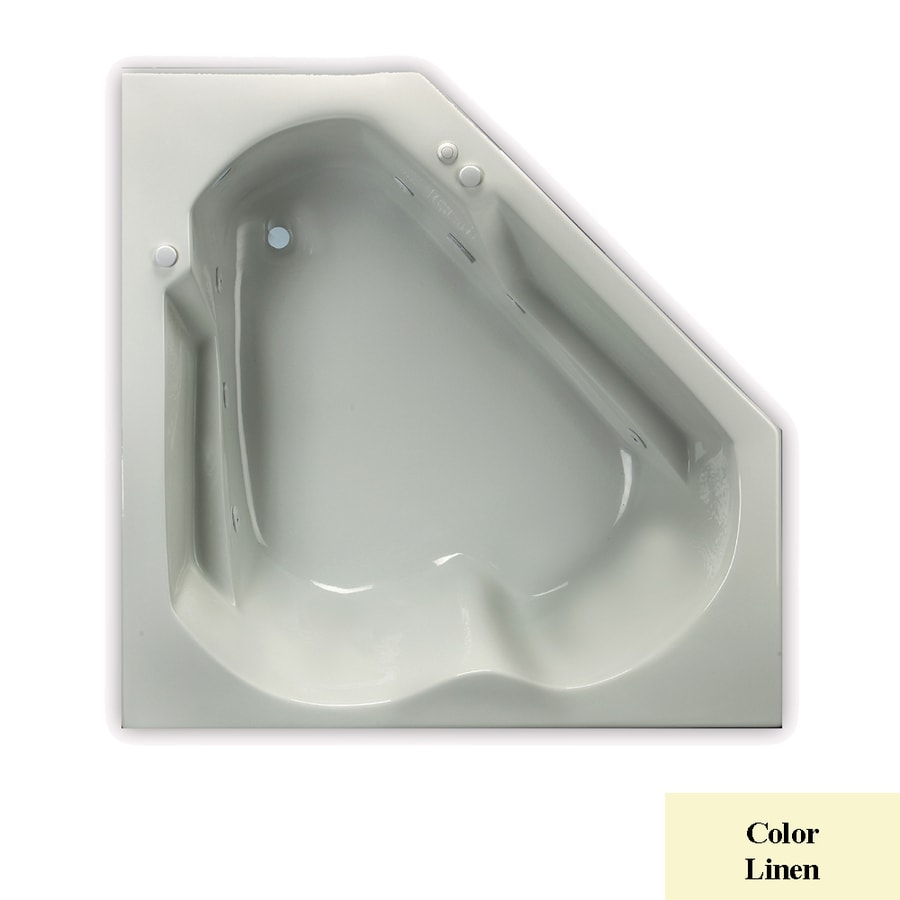 Laurel Mountain Dual Corner Trade 2 Person Linen Acrylic Laurel Mountain Dual Corner Trade 2 Person Linen Acrylic Whirlpool Tub Common