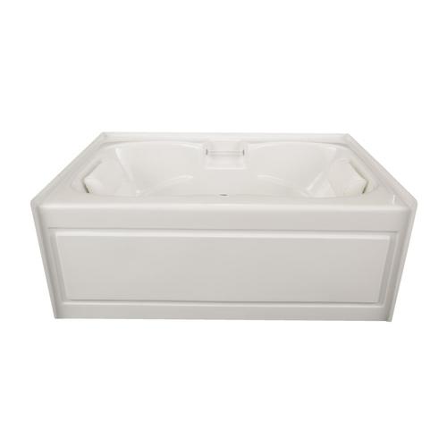 Laurel Mountain Alcove Plus 41.75in W x 59.75in L White Acrylic