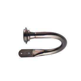 Lumi Home Furnishings 4pk 5/8" Window Curtain Holdbacks - Oil Rubbed Bronze/Black