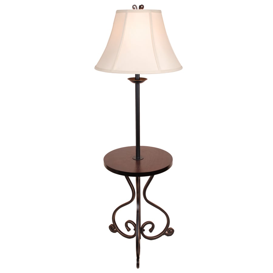 Allen + roth 55-in Floor Lamp with Fabric Shade at Lowes.com