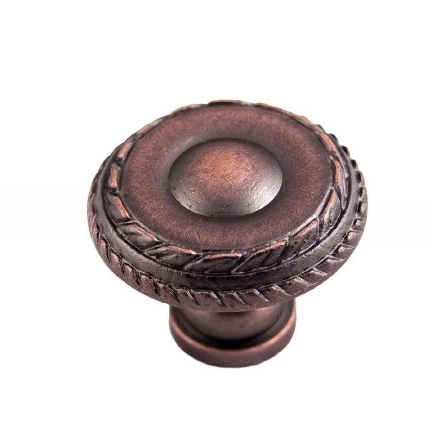 RK International Distressed Copper Round Knob at