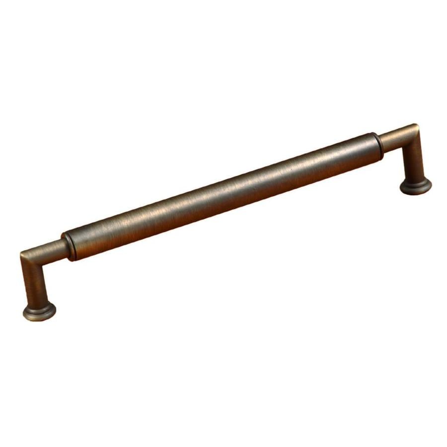 RK International 8-in Center to Center Antique English Cylindrical Bar Cabinet Door Pull