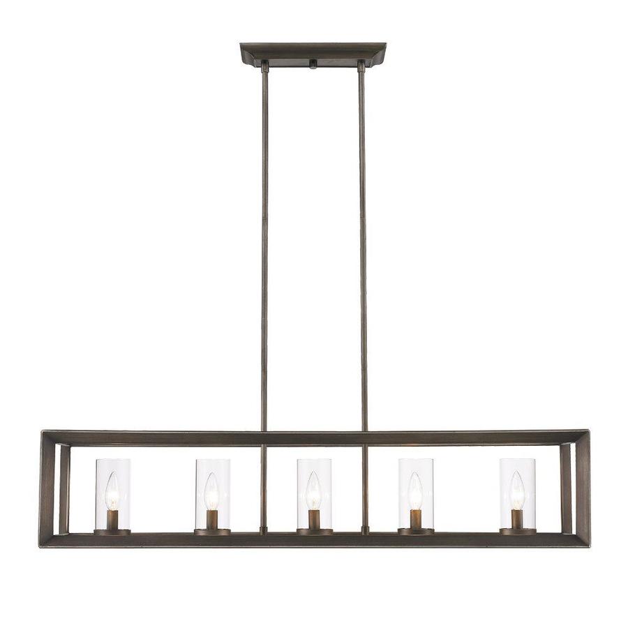 Golden Lighting Smyth Gunmetal Bronze Kitchen Island Light Modern/Contemporary Pendant Light