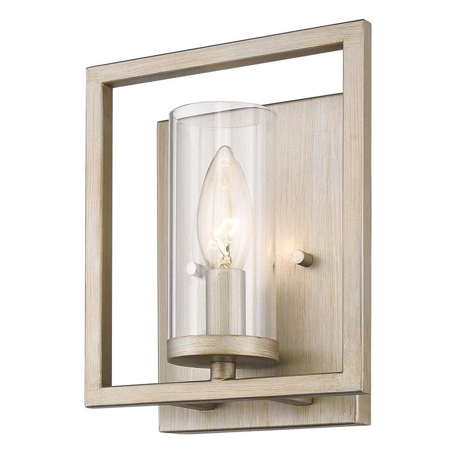 Golden Lighting Marco 7 In W 1 Light White Gold Modern