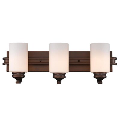 Golden Lighting Hidalgo 3 Light Bronze Traditional Vanity At