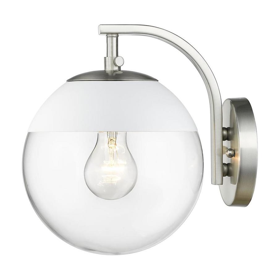 Golden Lighting Dixon 7 75 In W 1 Light Pewter Mid Century