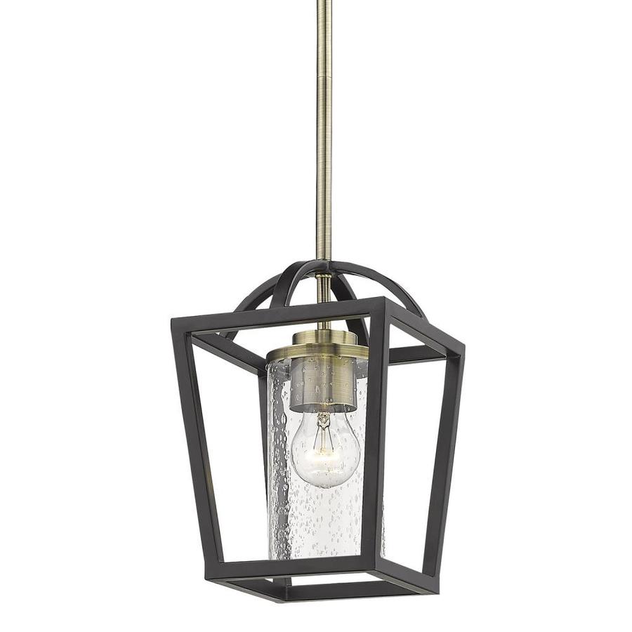 Golden Lighting Mercer Matte Black Pendant Light Modern/Contemporary ...