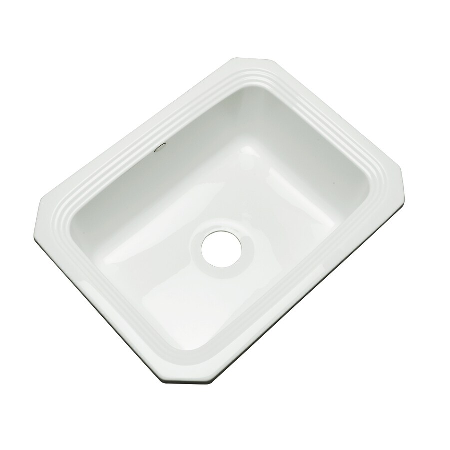 Dekor Master 25 In X 19 White Single Basin Acrylic Dekor Master 25 In X 19 White Single Basin Acrylic Undermount Residential