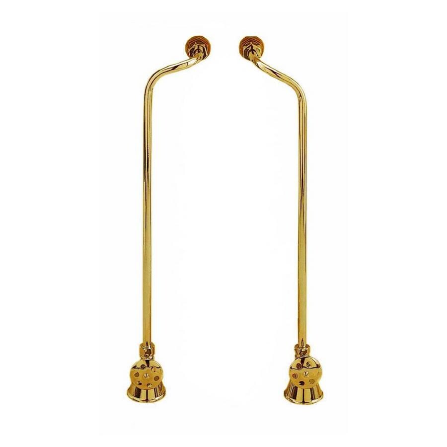 Sign of the Crab Compression x 24-in Braided Rough Brass Faucet Supply ...