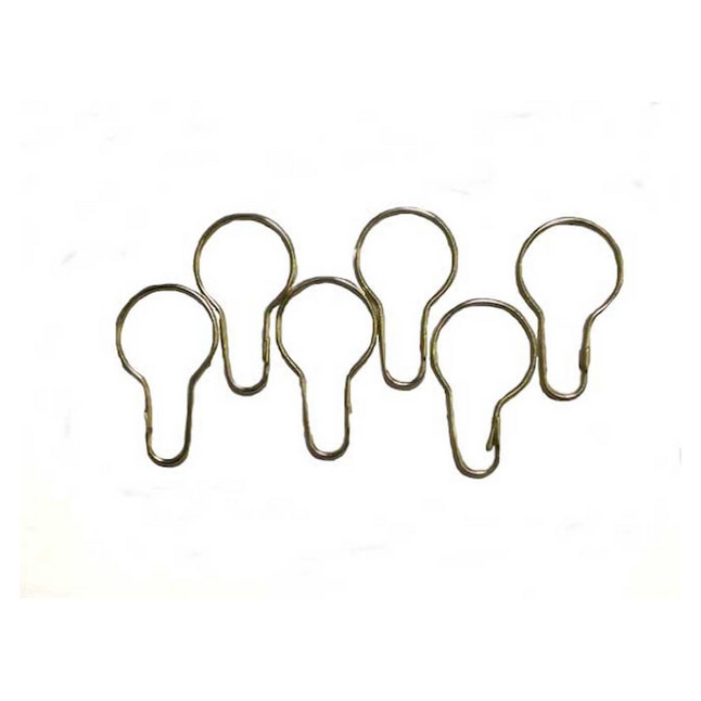 Sign of the Crab Shower Curtain Rings (Set of 36) in the Shower
